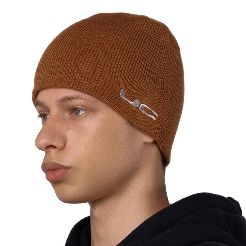 9242 Winter Fisherman Cuffless Trawler Kitted Beanie Unisex Stylish Skull